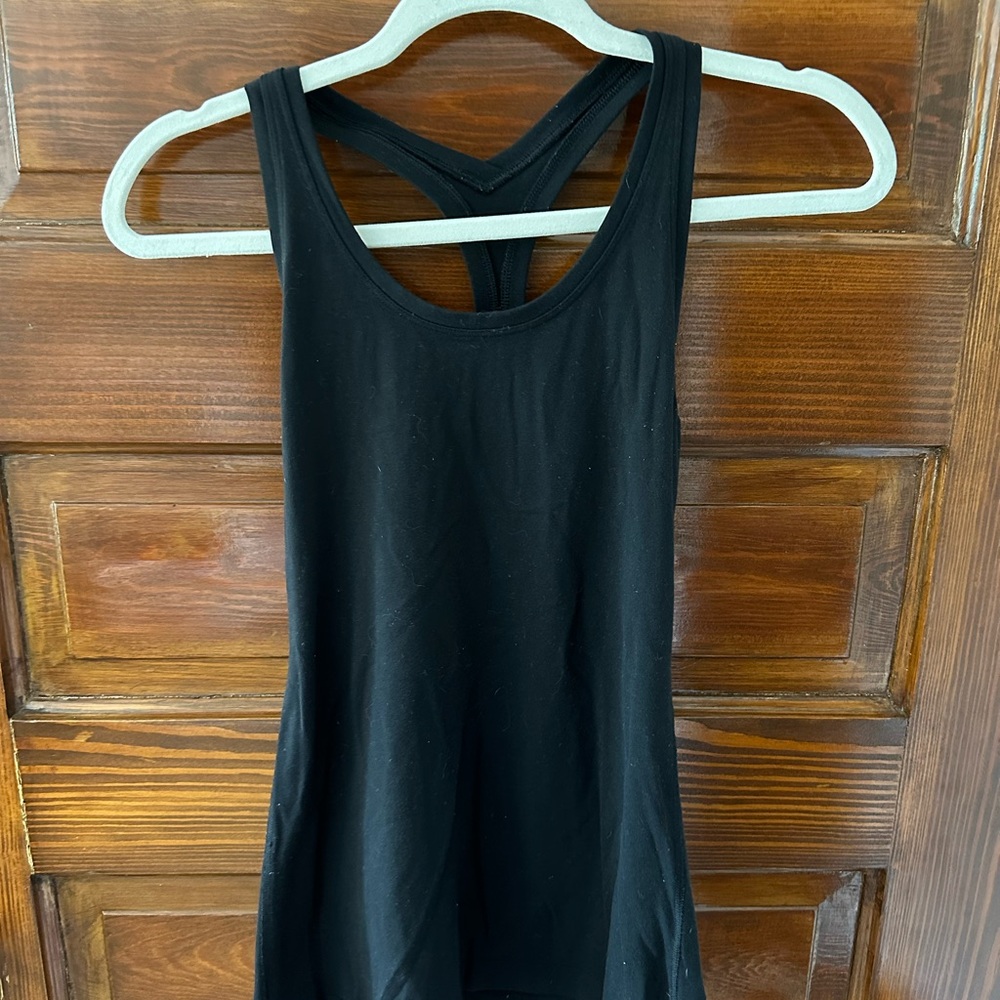 Lululemon Athletica Black Backless Sleeveless Cool Racerback Tank Top